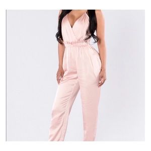 Fashion Nova Satin Jumpsuit ✨